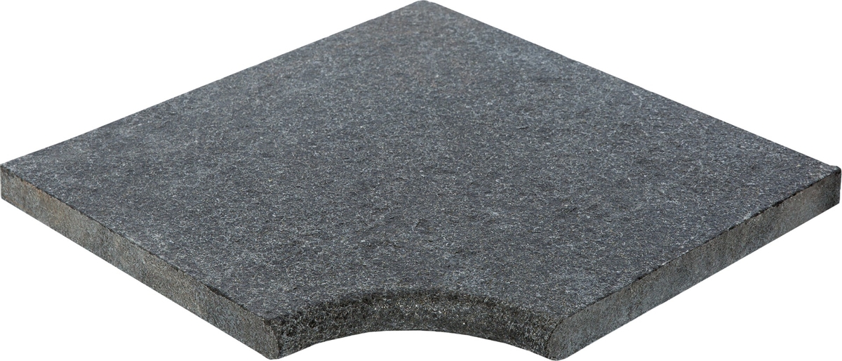 Scandi Roc Kiruna randtegel - Mountain Black - Hoek Radius