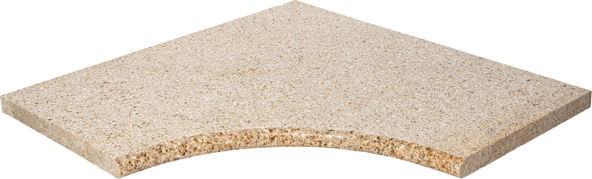 Scandi Roc Kiruna randtegel - Soft Sand - Hoek Radius 30