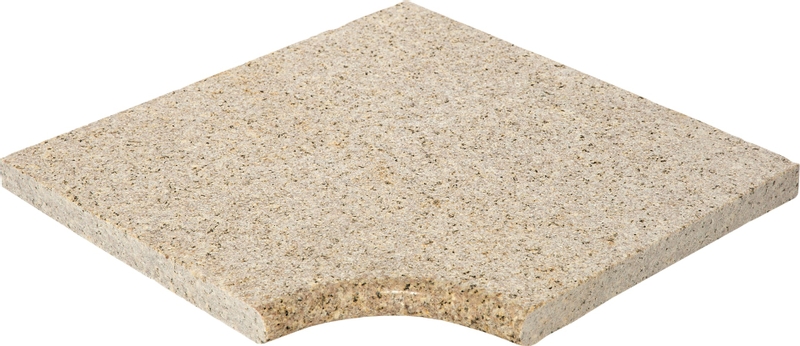 Scandi Roc Kiruna randtegel - Soft Sand - Hoek Radius