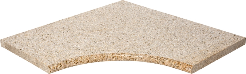 Scandi Roc Kiruna randtegel - Soft Sand - Hoek Radius 30