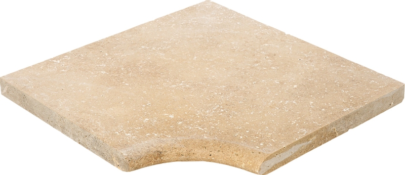 Scandi Roc Kiruna randtegel - Kashmir Cream - Hoek Radius