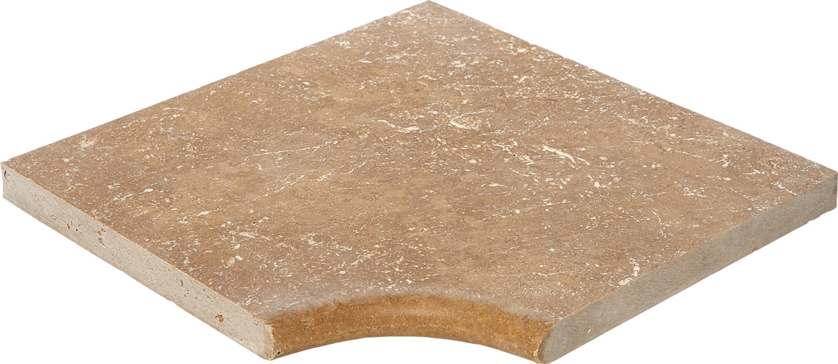 Scandi Roc Kiruna randtegel - Golden Brown - Hoek Radius