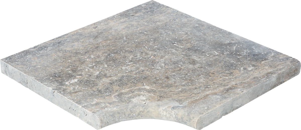 Scandi Roc Kiruna randtegel - Shadow Grey - Hoek Radius