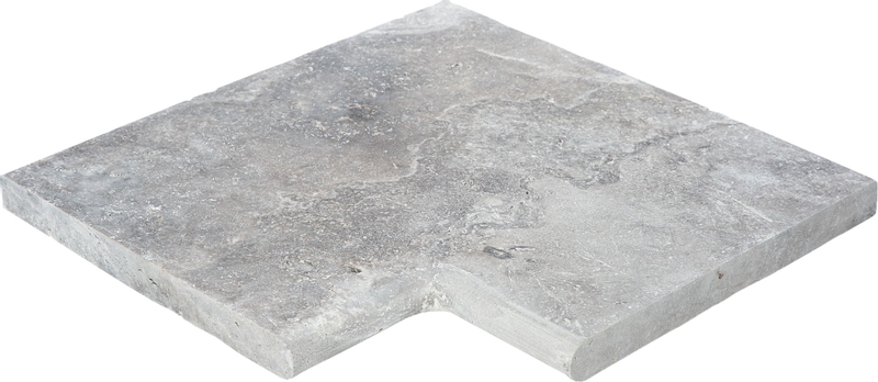 Scandi Roc Kiruna randtegel - Shadow Grey - Hoek