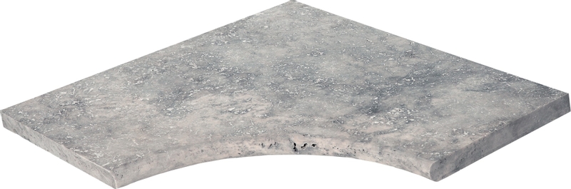 Scandi Roc Kiruna randtegel - Shadow Grey - Hoek Radius 30