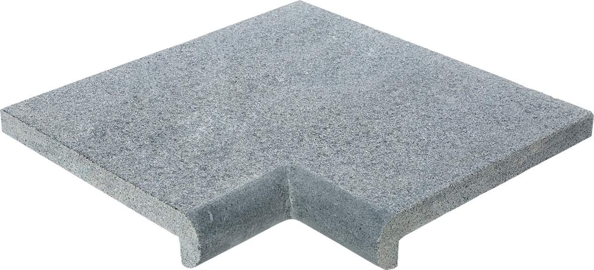 Scandi Roc Napoli randtegel - Mountain Grey - Hoek