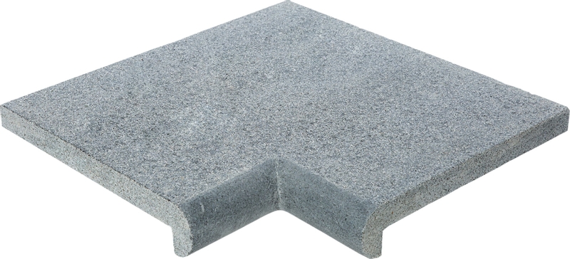 Scandi Roc Napoli randtegel - Mountain Grey - Hoek