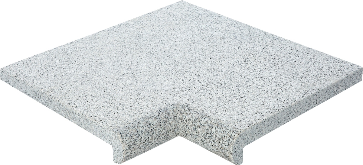 Scandi Roc Napoli randtegel - Baltic Light Grey - Hoek