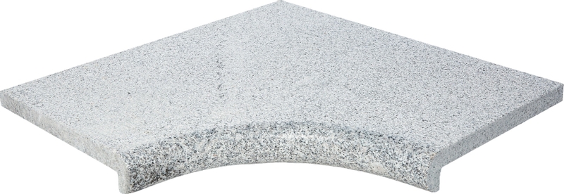 Scandi Roc Napoli randtegel - Baltic Light Grey - Hoek Radius 30