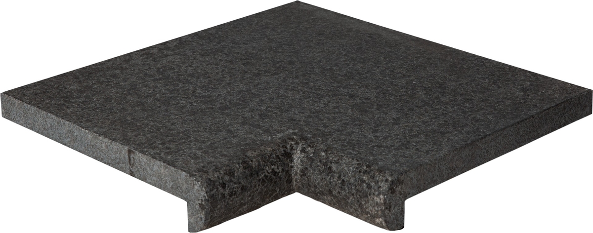 Scandi Roc Napoli randtegel - Mountain Black - Hoek