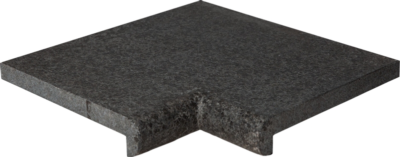 Scandi Roc Napoli randtegel - Mountain Black - Hoek