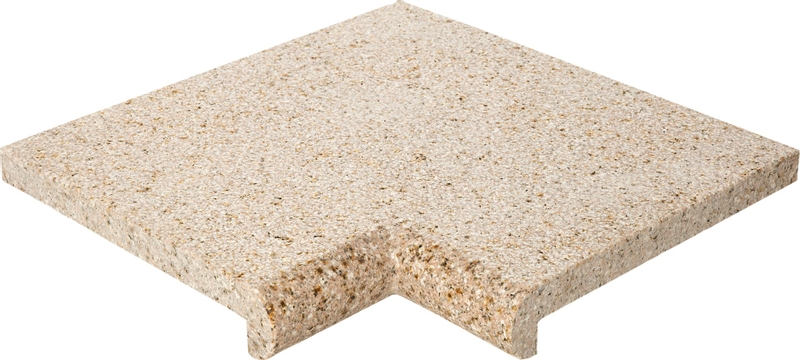 Scandi Roc Napoli randtegel - Soft Sand - Hoek