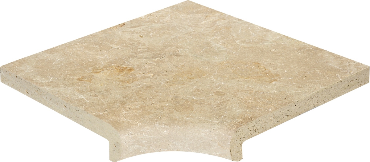 Scandi Roc Napoli randtegel - Kashmir Cream - Hoek Radius