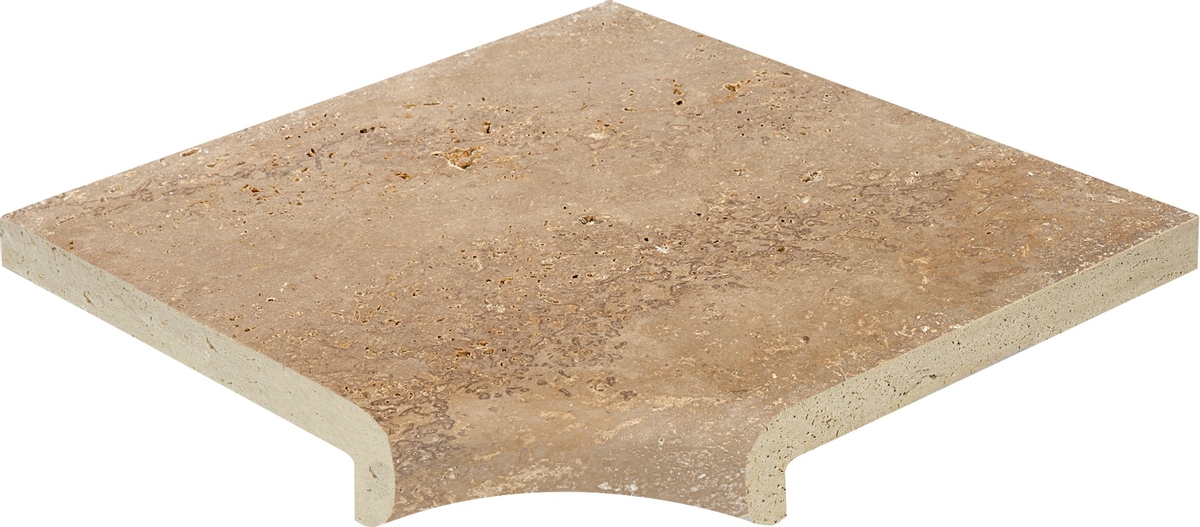 Scandi Roc Napoli randtegel - Golden Brown - Hoek Radius