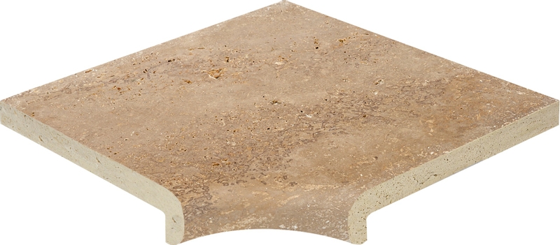 Scandi Roc Napoli randtegel - Golden Brown - Hoek Radius