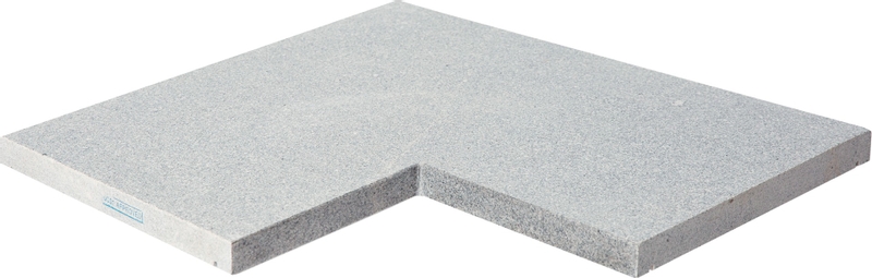 Scandi Roc Modena randtegel - Diamond Grey - Hoek