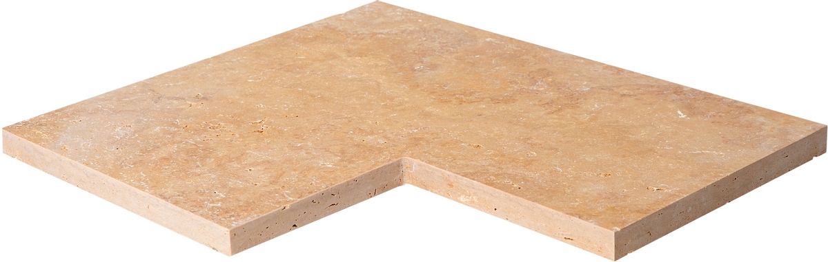 Scandi Roc Modena randtegel - Golden Brown - Hoek