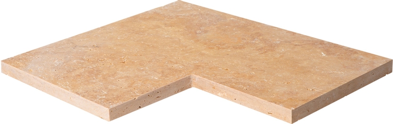 Scandi Roc Modena randtegel - Golden Brown - Hoek