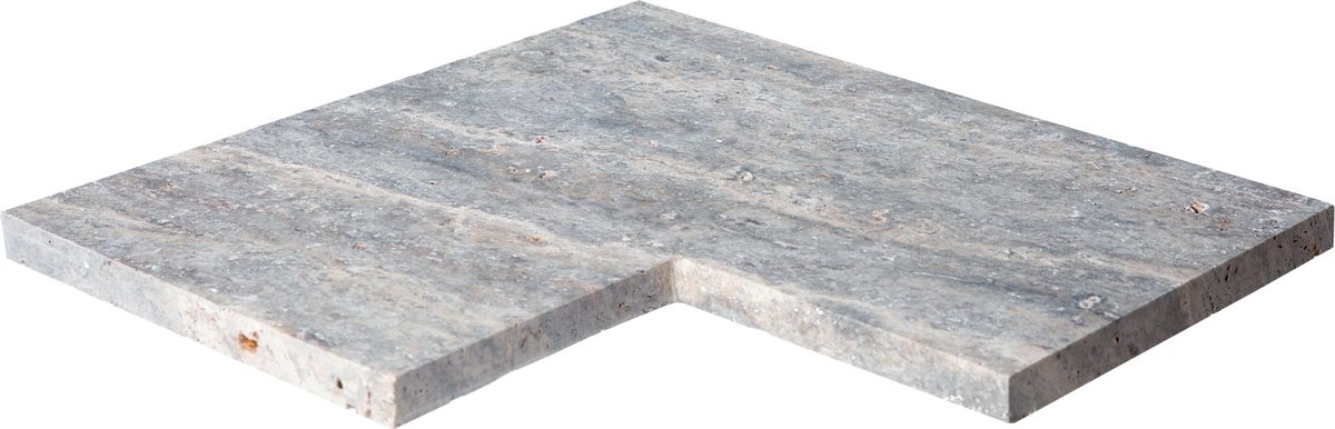 Scandi Roc Modena randtegel - Shadow Grey - Hoek