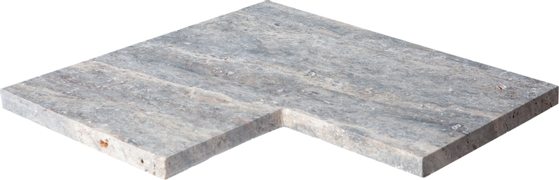 Scandi Roc Modena randtegel - Shadow Grey - Hoek