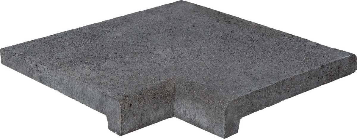 Scandi Roc Athen randtegel - Antracit Black - Hoek