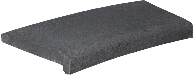 Scandi Roc Athen randtegel - Antracit Black - Radius