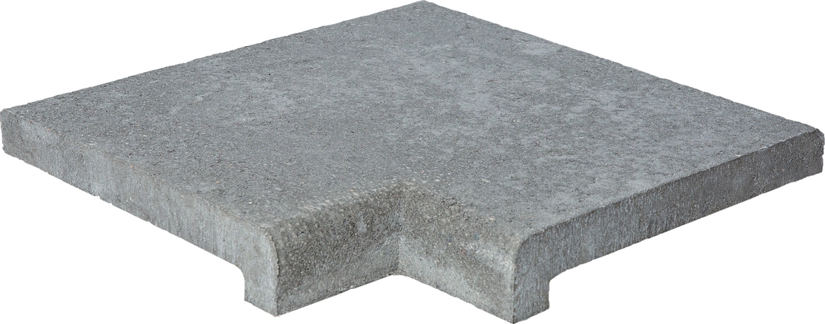 Scandi Roc Athen randtegel - Grey - Hoek