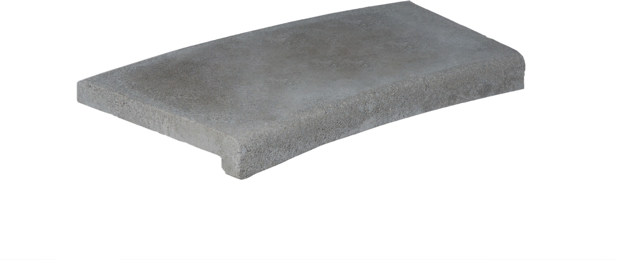 Scandi Roc Athen randtegel - Grey - Radius