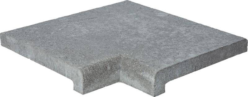 Scandi Roc Athen randtegel - Grey - Hoek