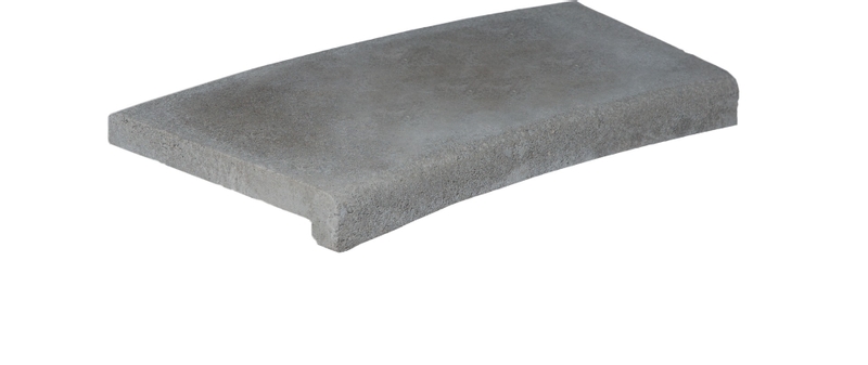 Scandi Roc Athen randtegel - Grey - Radius