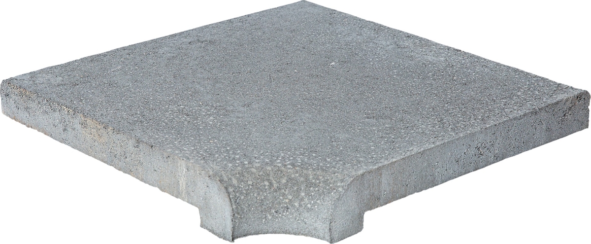 Scandi Roc Nevada randtegel - Grey - Hoek