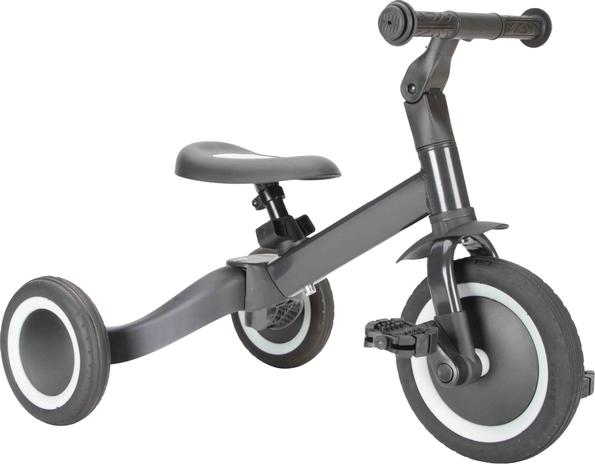 Topmark KAYA 4 in 1 loopfiets - Antraciet