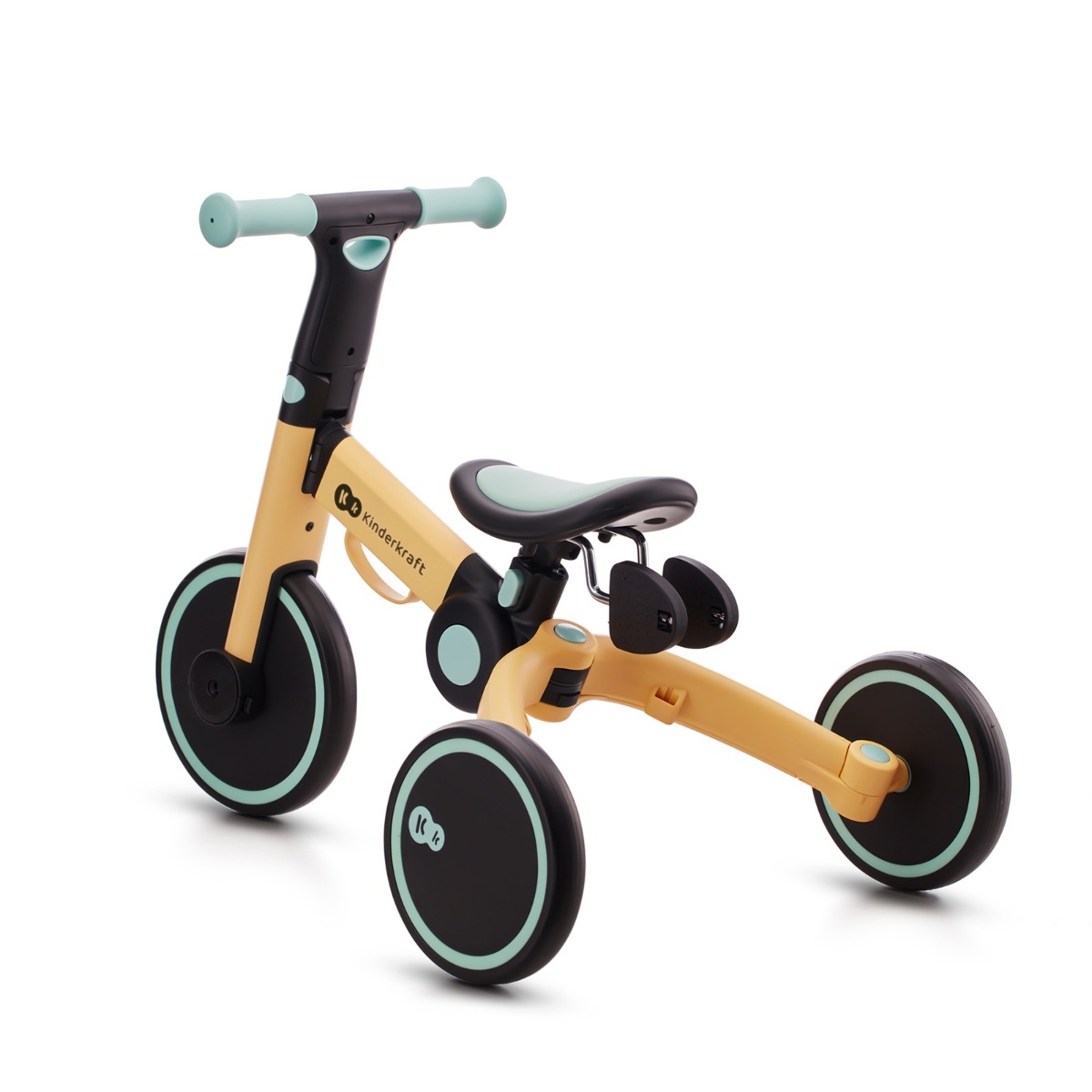Kinderkraft 4Trike driewieler loopfiets - Blauw
