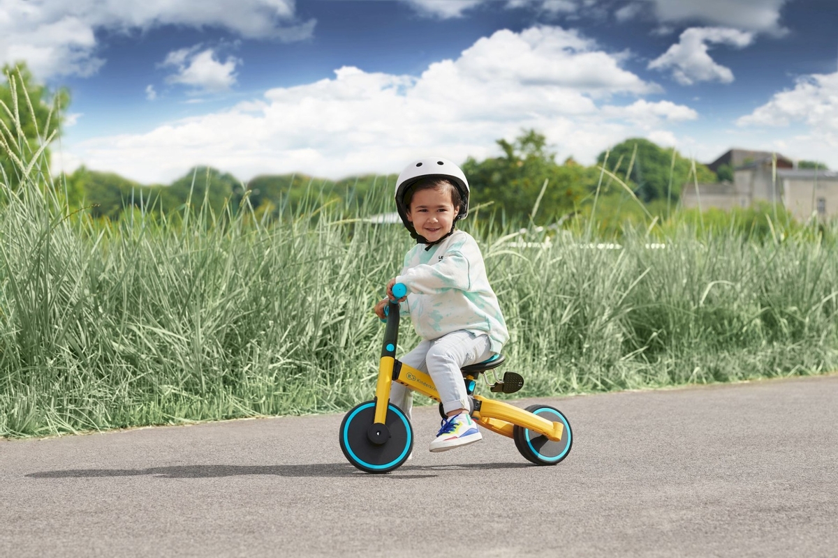 Kinderkraft 4Trike driewieler loopfiets - Geel