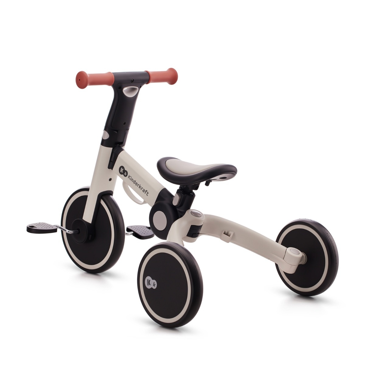 Kinderkraft 4Trike driewieler loopfiets - Grijs