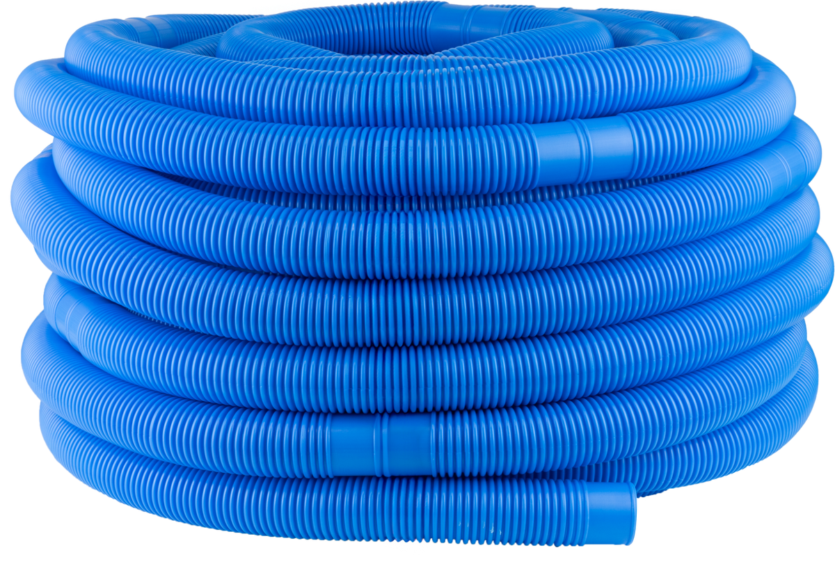 Zwembadslang 38 mm - 50 meter - Blauw