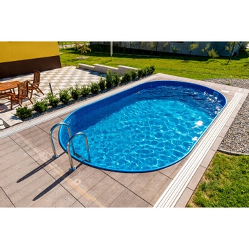 Tips Geld rubber Kostbaar Ovale metalen zwembaden - Happy Pool metalen zwembaden - Metalen zwembaden  - Zwembaden - Zwembad
