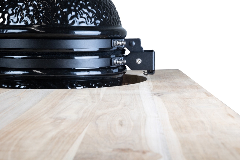 BASTE bbq tafel voor 13, 15 en 16 inch kamado's - Teakhout
