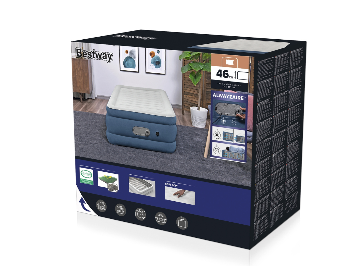 Bestway AlwayzAire luchtbed - 1-persoons (99 cm)