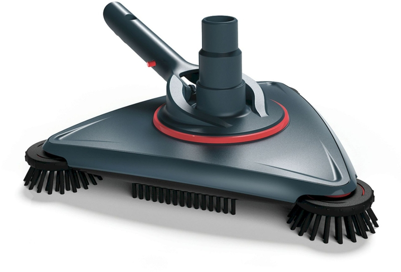 Kokido Driehoekige bodemzuiger met roterende borstels