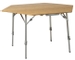 Defa 6-hoekige bamboe tafel - Traploos verstelbaar