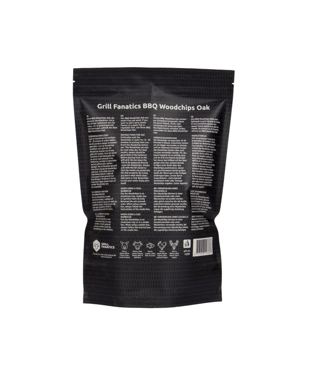 Grill Fanatics rookhout chips - Oak