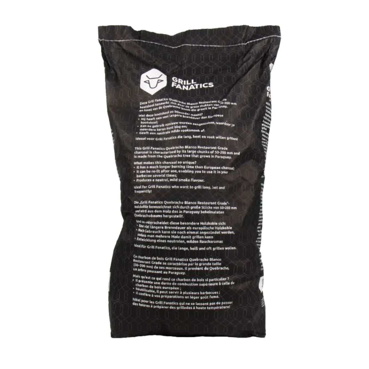 Grill Fanatics White Quebracho houtskool - 10 kg