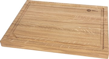 Grill Fanatics snijplank eikenhout - 50 x 40 x 3 cm