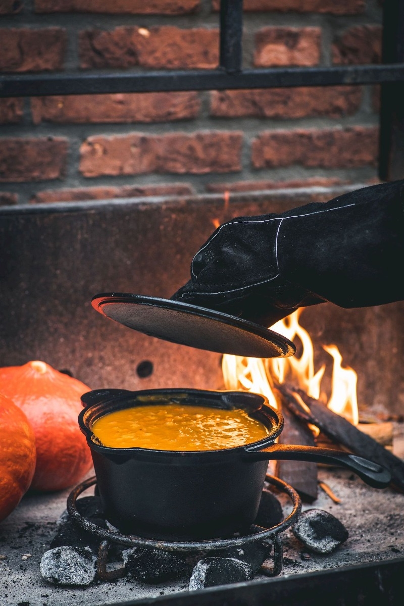 The Windmill gietijzeren sauspan