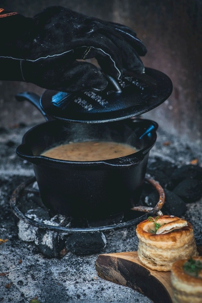 The Windmill gietijzeren sauspan