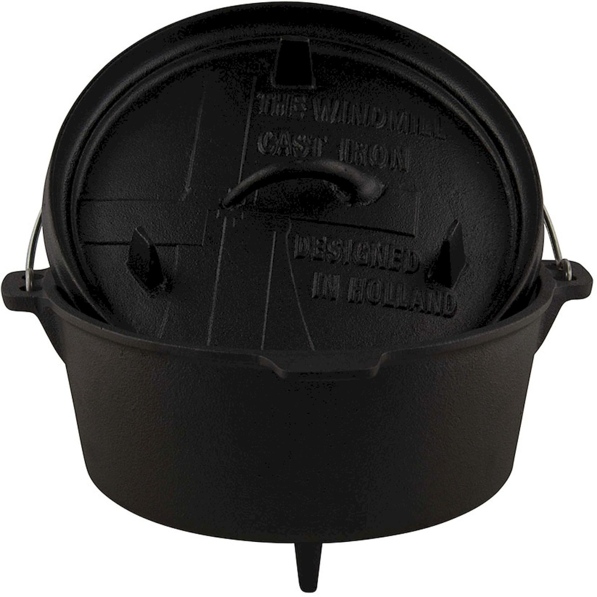 The Windmill Dutch Oven met pootjes - 3,8 liter