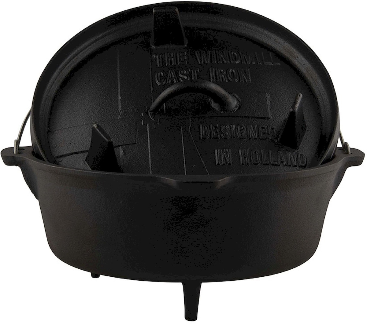 The Windmill Dutch Oven met pootjes - 5,9 liter
