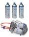 CADAC Trio Power Pak gasdrukregelaar + 3x 227 gram gascartridge