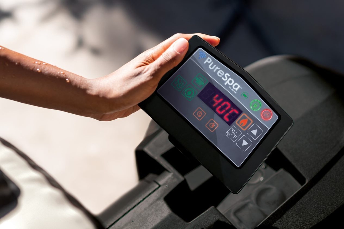 Intex Pure Spa Greystone Deluxe opblaasbare spa - 4 persoons